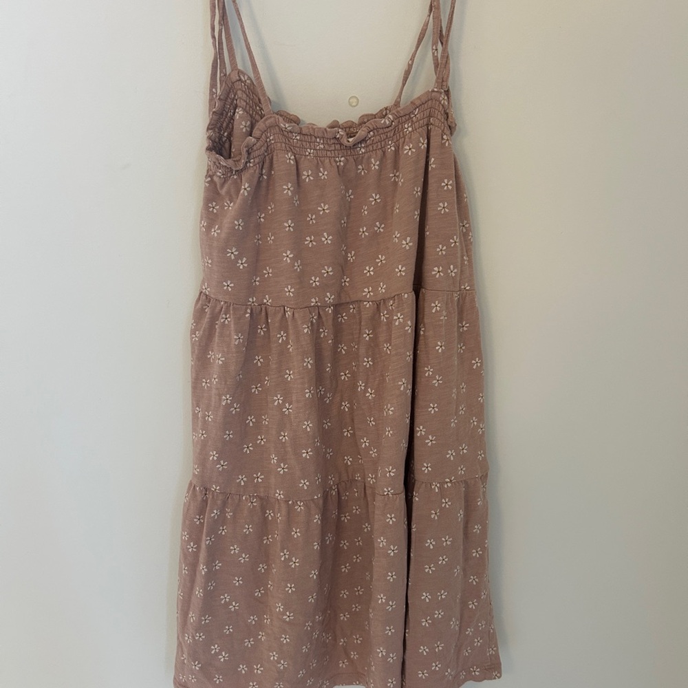 Rylee + Cru Mauve Floral Dress